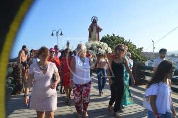 Procesión marítimo-terrestre de Melenara 2018 (Foto TA)